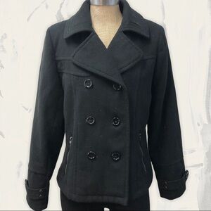5/$20 MARALYN & ME black‎ pea coat